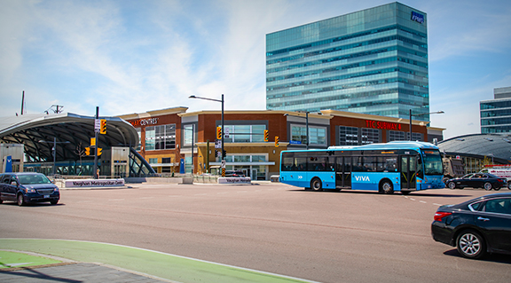 viva station in Vaughan.